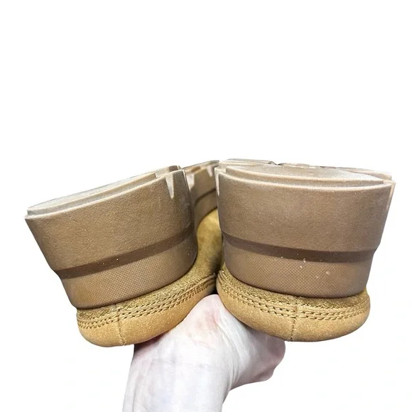 Koolaburra by UGG Neerie Clog Size 8 Brown Tan Slip On Chunky Faux Fur Comfy - Picture 11 of 11